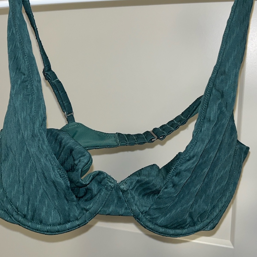 Abercrombie & Fitch Deep Green Bikini Top